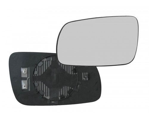 Стекло зеркала левое с подогревом асферич Skoda Octavia 96-04, Fabia 98-06