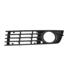Решетка бампера левая с отверстием птф Audi A4 (B6) 01-04