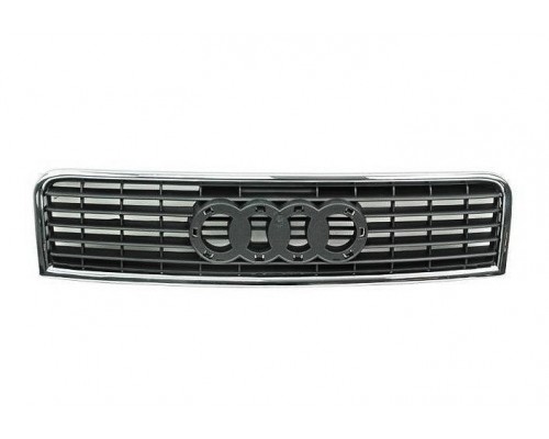 Решетка радиатора хромированнная Audi A4 B6, TYG