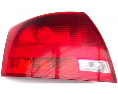 Фонарь задний наружный левый (красно-белый) Audi A4 B7 Avant 11 04-08, Depo