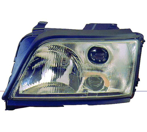 Фара левая Audi A6 94-96 c птф , TYC Фара левая Audi A6 94-96 c птф , TYC