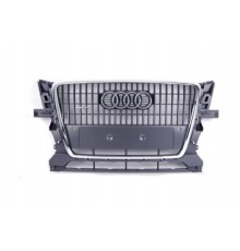 Решетка радиатора темно-серая+рамка хром Ауди Q5 8R 08-12