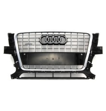 Решетка радиатора S-Line темно-серая+рамка хром Ауди Q5 8R 08-12