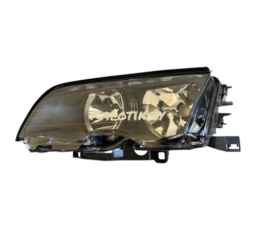 Фара левая BMW 3 E46 98-01 седан/универсал тёмная, TYC