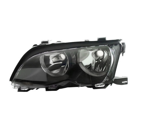 Фара левая BMW 3 E46 01-05 седан/универсал внутри чёрная , TYC Фара левая BMW 3 E46 01-05 седан/универсал внутри чёрная , TYC