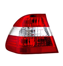 Фонарь задний левый (красно-белый) BMW E46 01-, Depo