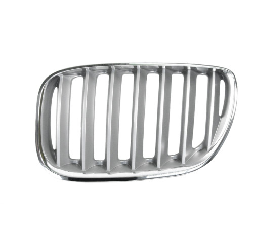 Решетка радиатора левая BMW X5 04-05 (титан/хром), Avg