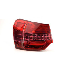 Фонарь задний левый Citroen C5 02.08-2011 красный/красный 4D, Depo