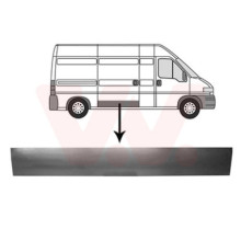 Накладка сдвижной двери Citroen Jumper 94-06