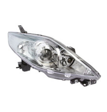 Фара правая Mazda 5 04-07 с мотором, темная , Depo