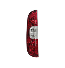 Фонарь задний левый красно-белый Fiat Doblo 05-09, Depo