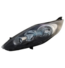 Фара левая Ford Fiesta 6 10/08-01/13 темный отражатель , Depo