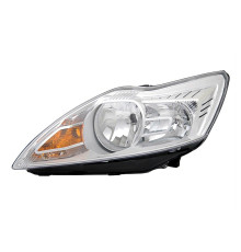 Фара левая Ford Focus II rest 02/08-03/11 хром, Depo