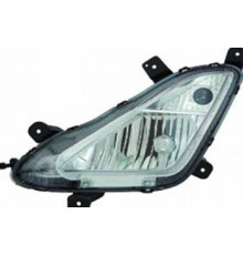 Фара противотуманная левая с drl (ходовые огни) Hyundai Elantra 14-, Depo