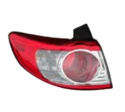 Фонарь задний левый внешний Hyundai Santa Fe — 01/09-09/12, Depo