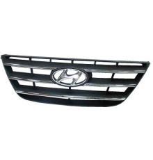 Решетка радиатора с хромированным молдингом Hyundai Sonata 5 NF 08-10, TYG