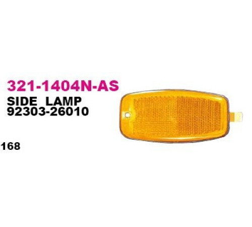 Повторитель поворота Хендай Санта FE 00-06, Depo Повторитель поворота Хендай Санта FE 00-06, Depo