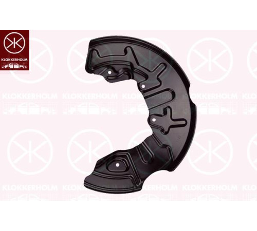 Кожух тормозного диска передний левый Ауди А4 Б7 8EC Sedan/ 8ED Avant 05-10.07, Klokkerholm