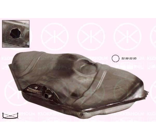 Бак топливный Опель Вектра A/Ascona дизель, Klokkerholm