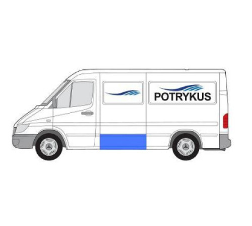 Порог кузова левый 40см Мерседес Спринтер W901 95-06