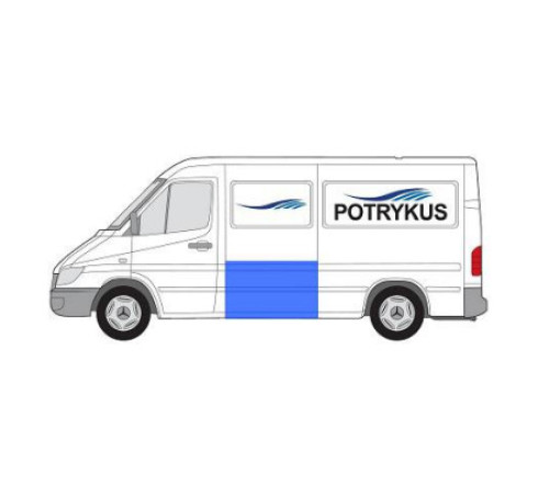 Порог кузова левый 75см Мерседес Спринтер W901 95-06 Порог кузова левый 75см Мерседес Спринтер W901 95-06