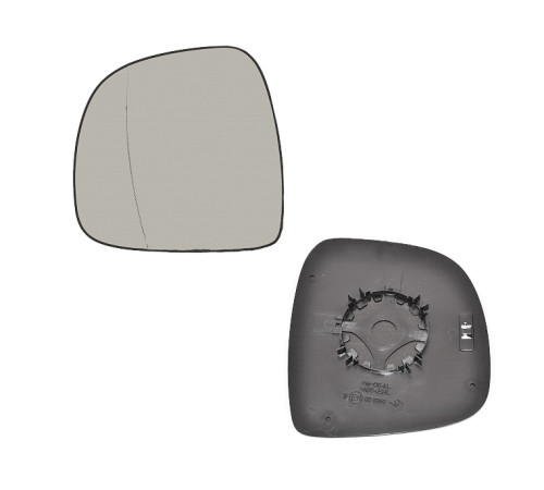 Стекло зеркала левое с подогревом Мерседес Вито - 03-. Patron