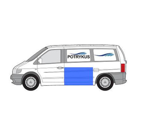 Панель кузова левая Мерседес Вито W638 96-03 Potrykus Панель кузова левая Мерседес Вито W638 96-03 Potrykus
