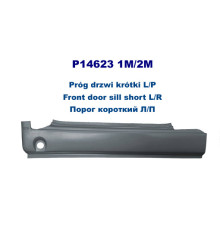 Порог левый передний Mercedes Vito W638 96-03 Potrykus