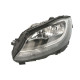 Фара левая Мерседес-BENZ C CLAS W205 диод , черная, Depo