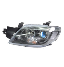 Фара левая черная Mitsubishi Outlander 05-07, Depo