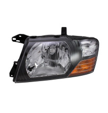 Фара передняя левая тонированная Mitsubishi Pajero 00-, Depo