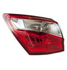 Фонарь задний левый Nissan Qashqai 02/10- (внешний с диодами), Depo