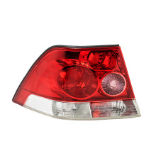 Фонарь задний левый Opel Astra H 4D 02/07-01/10 красно-белый, Depo