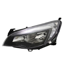 Фара левая Opel Astra J 09-12 с темным отражателем, Depo