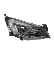 Фара правая Opel Astra 13- Drl, темный отражатель , Depo