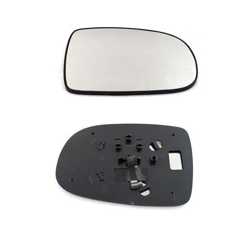 Стекло зеркала правое электрическое с подогревом Опель Корса C - 00-06. Patron