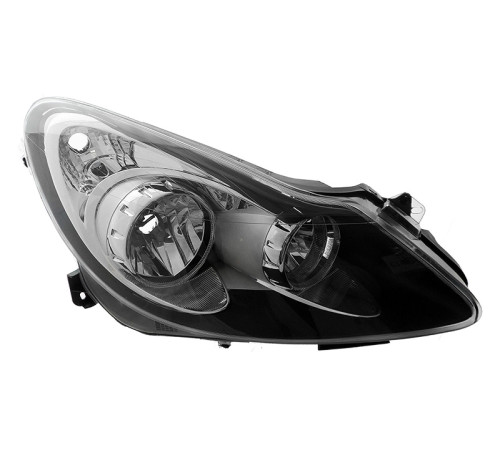 Фара правая черная Opel Corsa D 06-10 Depo