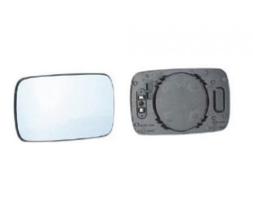 Стекло зеркала правое с подогревом, асферическое, тониров BMW E30/E36/E46/E34/E32, Patron