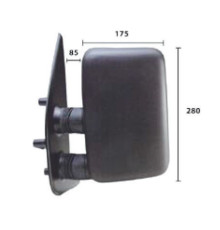 Зеркало в сборе левое /короткий рычаг/ Citroen Jumper / Fiat Ducato / Peugeot Boxer 94-99