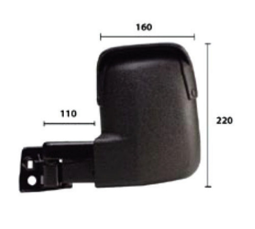 Зеркало правое ручное Форд Транзит - 91-94. Patron