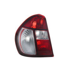 Фонарь задний левый (красно-белый) Renault Clio 98-, 4D, Depo