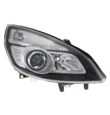 Фара правая Renault Scenic 2 06-09 с темным отражателем, Depo