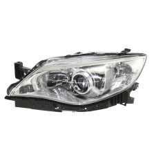 Фара левая линзованая Subaru Impreza 07- хром, Depo