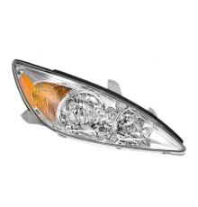 Фара правая Toyota Camry - 02-04 USA хром, Depo