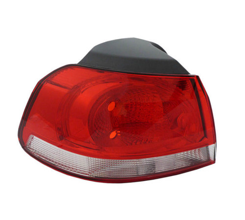 Фонарь задний правый Volkswagen Golf 6 08-12 хэтчбэк хром, TYC