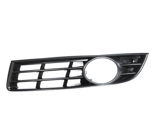 Решетка бампера левая с отверстием птф Фольксваген Пассат Б6 2005-2011, TYG