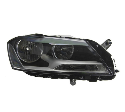 Фара правая Фольксваген Пассат (B7) - 11/10- с темным отражателем, Depo