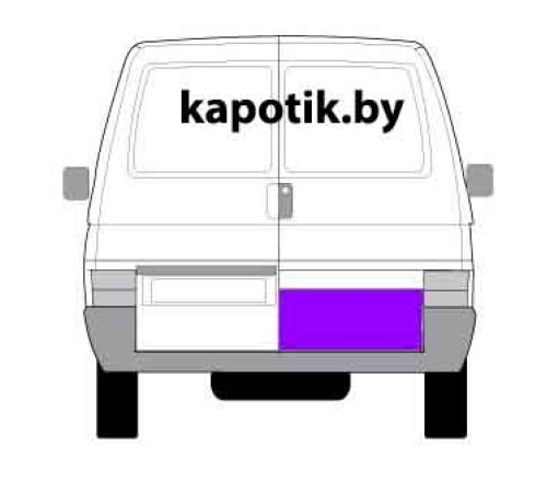 Накладка двери задней правой 24см Фольксваген T4 Накладка двери задней правой 24см Фольксваген T4